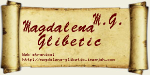 Magdalena Glibetić vizit kartica